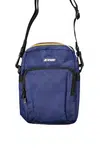 K-WAY MEN'S SHOULDER BAG BLUE
