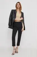 Rifle Pepe Jeans TAPERED JEANS HW SPARKLE