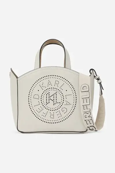 Kožená kabelka Karl Lagerfeld K/CIRCLE