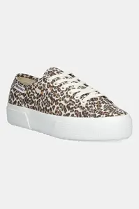 Superga Tenisky Superga PLATFORM LEOPARD PRINT LE