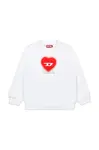 Diesel  Detská bavlnená mikina  SCACUORE SWEAT-SHIRT