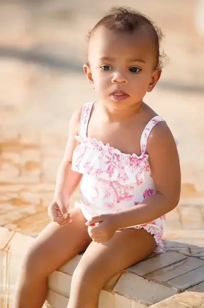 Jednodielne detské plavky Tartine et Chocolat