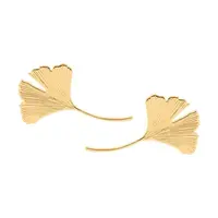 Pozlátené náušnice Lilou Ginko