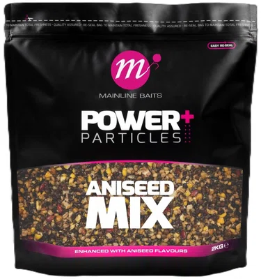 Mainline ochucený partikl power+ aniseed mix 2 kg