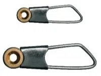 Cralusso průjezd s karabinkou brass head safety snap 6 ks - m
