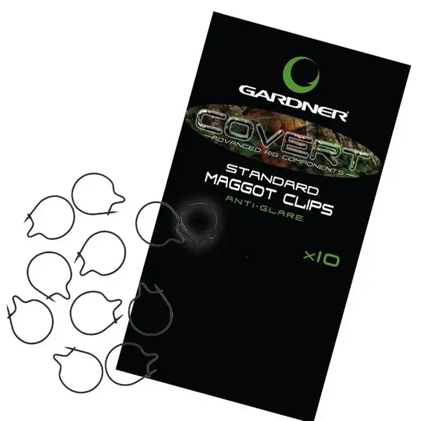 Gardner klip na červy covert maggot clips-micro 6 mm