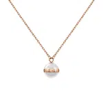 Daniel Wellington Půvabný náhrdelník s přívěskem z bílé keramiky Aspiration DW00400157