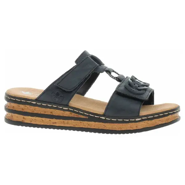 Dámské pantofle Rieker 62936-14 blau 40
