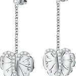 Morellato Moderní dlouhé náušnice s přívěsky Ninfea SAUE03