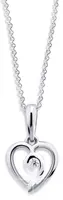 Cutie Jewellery Romantický přívěsek z bílého zlata Z6298-1609-40-10-X-2