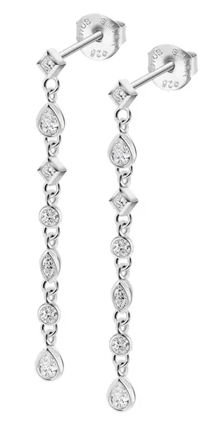 Lotus Silver Módní visací náušnice Pure Essential LP3734-4/1