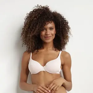 DIM INVISIFREE PADDED BRA - Dámska hladká vystužená podprsenka - svetlo ružová