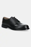 Kožené poltopánky Calvin Klein ESS RUBBER DERBY LTH