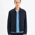 Tmavomodrá pánska ľahká bunda Celio Gumarlon