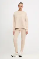 Tepláková souprava EA7 Emporio Armani dámská, béžová barva, AF13151.7W000670