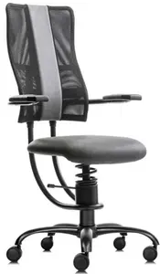 kancelárska stolička SpinaliS HACKER sivá R711