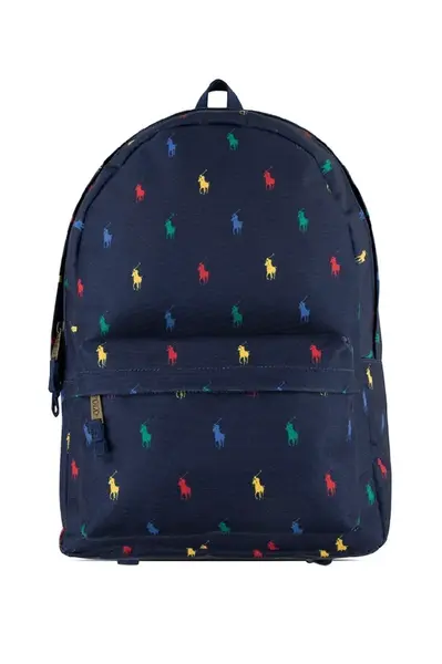 Dětský batoh Polo Ralph Lauren tmavomodrá barva, velký, vzorovaný, 9AR153