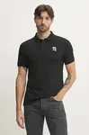 Bavlněné polo tričko Karl Lagerfeld
