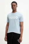 Bavlněné tričko HUGO Dulivio