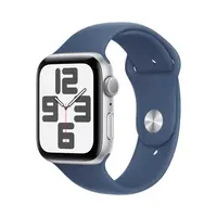 Apple Watch SE 40 mm S/M sport band chytré hodinky silver/denim