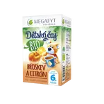 Megafyt Dětský BIO ovocný čaj s příchutí broskev a citrón 20x2 g
