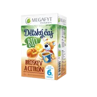 Megafyt Dětský BIO ovocný čaj s příchutí broskev a citrón 20x2 g