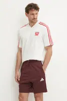 Bavlněné tričko adidas Originals béžová barva, IX9633