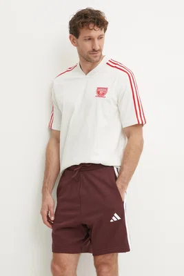 Bavlněné tričko adidas Originals béžová barva, IX9633