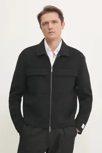 Vlněná košilová bunda Calvin Klein