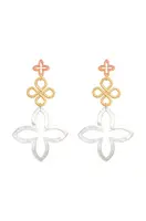 Pozlacené náušnice Lilou