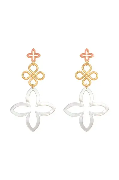 Pozlacené náušnice Lilou