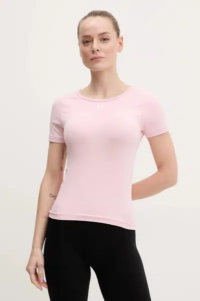 Tréninkové tričko Under Armour růžová barva, 1379149
