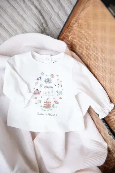 Dětské tričko s dlouhým rukávem Tartine et Chocolat