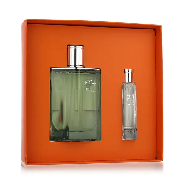 Hermès H24 Herbes Vives EDP plnitelný 100 ml + EDP MINI 15 ml M ives 15 ml M