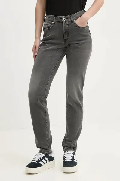 Džíny Karl Lagerfeld Jeans dámské, šedá barva, A1W10109