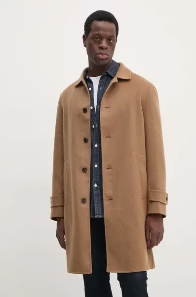 Vlněný kabát Tommy Hilfiger