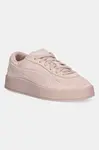 Semišové tenisky Puma CA Luxe Elevated oranžová barva, 401356