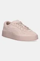 Semišové tenisky Puma CA Luxe Elevated oranžová barva, 401356