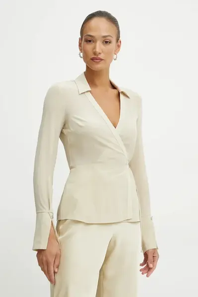 Hedvábné tričko Patrizia Pepe