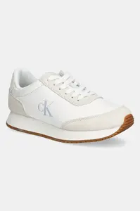 Kožené sneakers boty Calvin Klein Jeans RUNNER LACEUP LOW MIX MG