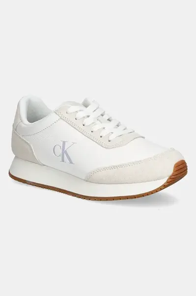 Kožené sneakers boty Calvin Klein Jeans RUNNER LACEUP LOW MIX MG
