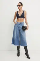 Džínový top Pinko tmavomodrá barva, 104609 A2DV