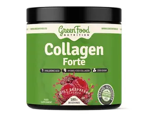 GreenFood Nutrition Collagen Forte juicy raspberry 180 g