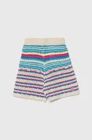 Dětské bavlněné šortky Guess vzorované