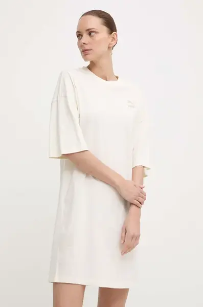 Bavlněné šaty Puma BETTER CLASSIC