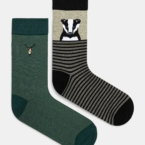 Bavlněné ponožky Medicine 2-pack pánské, více barev