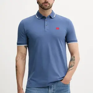 Bavlněné polo tričko HUGO Deresino232