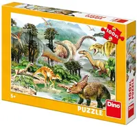 Puzzle 100XL Život dinosaurů