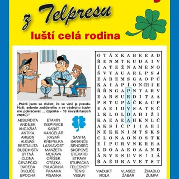 Osmisměrky z Telpresu luští celá rodina 2/2024 - 248 osmisměrek