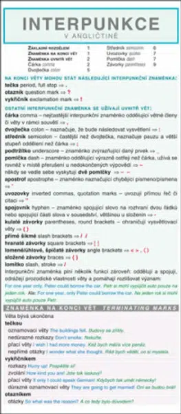 INTERPUNKCE V ANGLIČTINĚ - Renata Pípalová, Farrell Mark